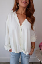 Load image into Gallery viewer, Dani Button Down Blouse-Off White
