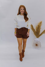 Load image into Gallery viewer, Bring In Corduroy Shorts- Brown
