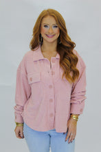 Load image into Gallery viewer, Blake Embossed Shacket-Blush

