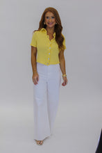 Load image into Gallery viewer, Daisy Sweater Top-Yellow
