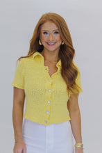 Load image into Gallery viewer, Daisy Sweater Top-Yellow
