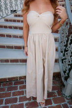Load image into Gallery viewer, Hensley Strapless Midi Dress-Khaki
