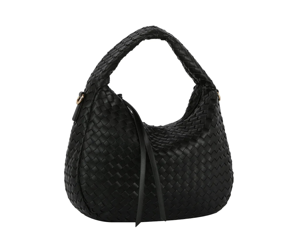 Alison Woven Hobo Bag