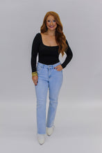 Load image into Gallery viewer, BF Blakey Square Neck Bodysuit- Black
