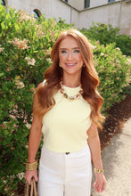 Load image into Gallery viewer, Annabelle Sleeveless Tank-Yellow
