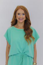 Load image into Gallery viewer, Karly Jogger Set Top- Pistachio
