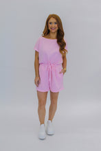 Load image into Gallery viewer, Sweetie Lounge Romper-Soft Pink
