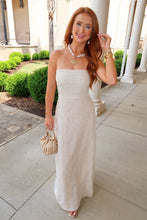 Load image into Gallery viewer, Irise Strapless Linen Midi Dress
