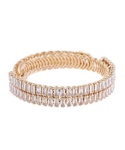 Double Row CZ Bracelet
