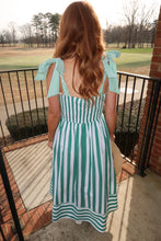 Load image into Gallery viewer, Caddie Striped Midi Dress
