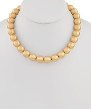 Load image into Gallery viewer, 14mm Satin Plated CCB Chain Necklace
