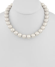 Load image into Gallery viewer, 14mm Satin Plated CCB Chain Necklace

