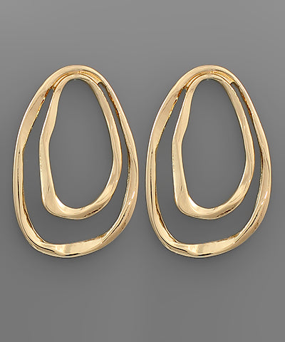 Geometric Cut Out Earrings