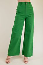 Load image into Gallery viewer, Into You High-Waist Straight Wide Pants- Green
