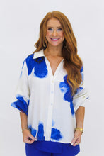 Load image into Gallery viewer, Iris Floral Button Down Shirt
