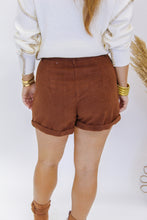 Load image into Gallery viewer, Bring In Corduroy Shorts- Brown
