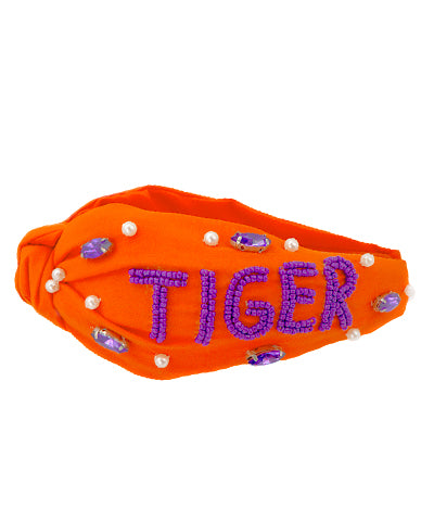 TIGER Beaded Headband