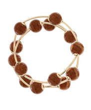 Load image into Gallery viewer, Acrylic Ball &amp; Bar Bracelet
