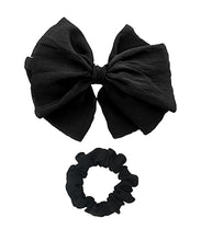 Load image into Gallery viewer, Bow Barrette &amp; Scrunchie Set
