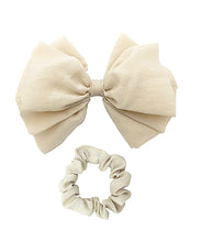 Load image into Gallery viewer, Bow Barrette &amp; Scrunchie Set
