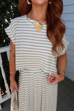 Load image into Gallery viewer, Ivy Stripe Top Set - Green
