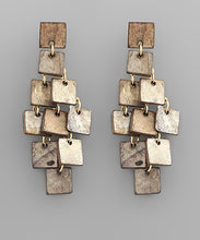 Load image into Gallery viewer, Acrylic Square Chandeliers Earrings
