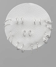 Load image into Gallery viewer, Pair Metal Hoops
