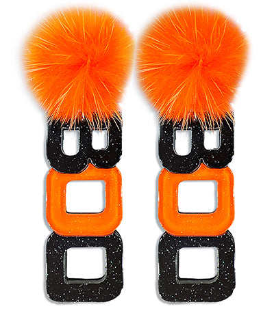 “BOO” Spooky Earrings