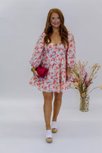 Load image into Gallery viewer, Completely Charmed Floral Print Mini Dress
