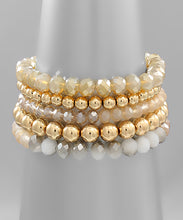 Load image into Gallery viewer, Bead &amp; Metal Ball Bracelet
