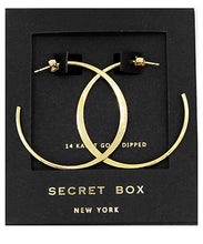 Load image into Gallery viewer, Open Hoop Earrings
