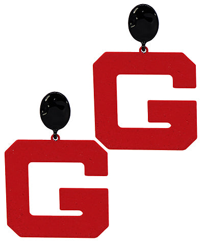 Letter G Earrings