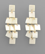Load image into Gallery viewer, Acrylic Square Chandeliers Earrings
