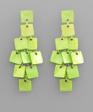 Load image into Gallery viewer, Acrylic Square Chandeliers Earrings
