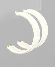 Load image into Gallery viewer, Thread Wrapped Hoops
