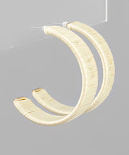 Load image into Gallery viewer, Thread Wrapped Hoops
