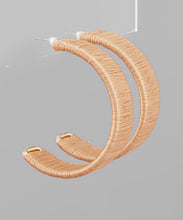 Load image into Gallery viewer, Thread Wrapped Hoops
