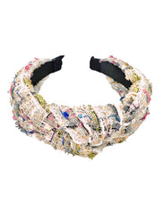 Load image into Gallery viewer, Multi Color Tweed Headband
