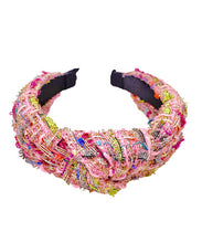 Load image into Gallery viewer, Multi Color Tweed Headband
