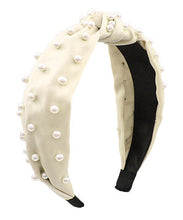 Load image into Gallery viewer, Pearl Studded Headband
