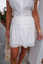 Load image into Gallery viewer, Lace &amp; Grace Skirt Set-White
