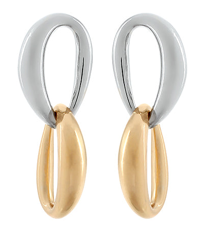 Linked Oval Earrings