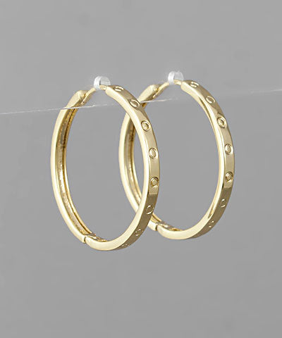 Hinged Texture Hoops