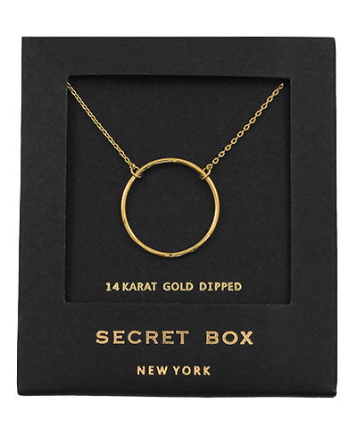 Circle Pendant Necklace