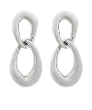 Load image into Gallery viewer, Double Oval Linked Earrings
