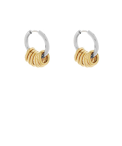 Multi Ring Dangle Hoops