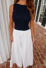 Load image into Gallery viewer, Turner Boat Neck Midi Dress-Navy
