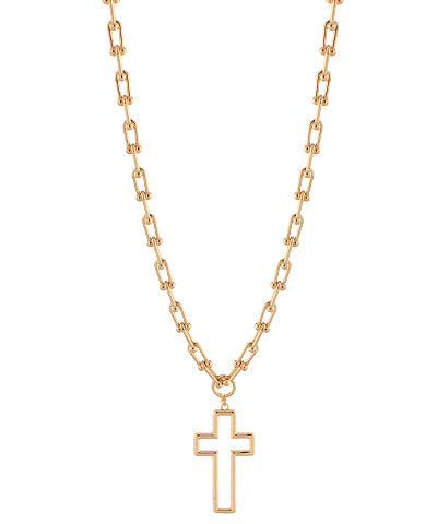 Cross Pendant  Chain Necklace