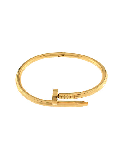 Nail Shape Metal Bracelet