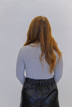 Load image into Gallery viewer, Basic Long Sleeve Bodysuit- Black &amp; White Stripes
